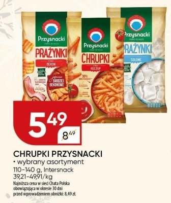 Chrupki Przysnacki wybrany asortyment promocja w Chata Polska