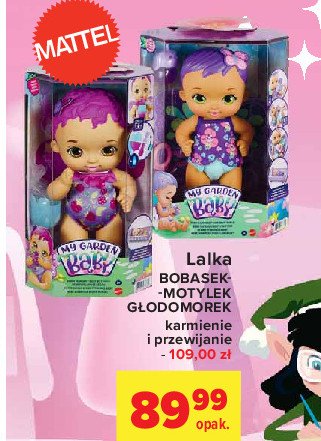 Lalka bobasek-motylek Mattel promocja