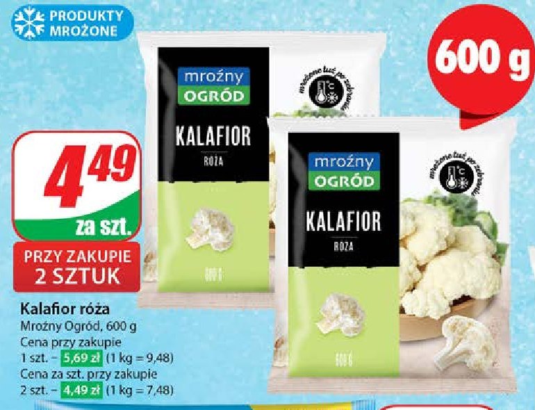 Kalafior Mroźny ogród promocja w Dino