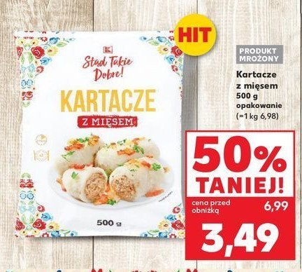 Kartacze z mięsem K-classic stąd takie dobre! promocja w Kaufland