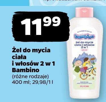 Żel do mycia ciała i włosów 2w1 promocja w Netto