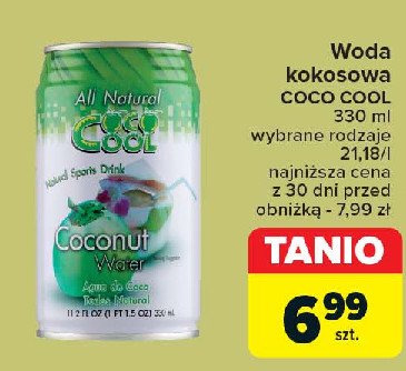 Woda kokosowa Coco cool promocja