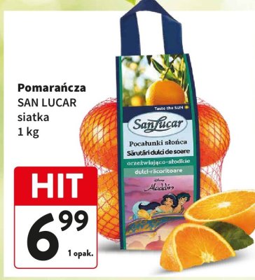 Pomarańcza siatka SAN LUCAR promocja w Intermarche