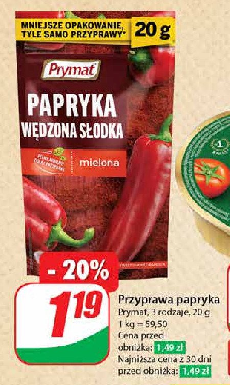 Papryka wędzona słodka Prymat promocja