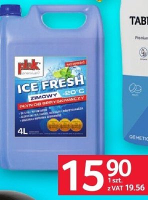 Płyn do spryskiwaczy Ice Fresh zimowy Plak -20°C 4L promocja w Selgros