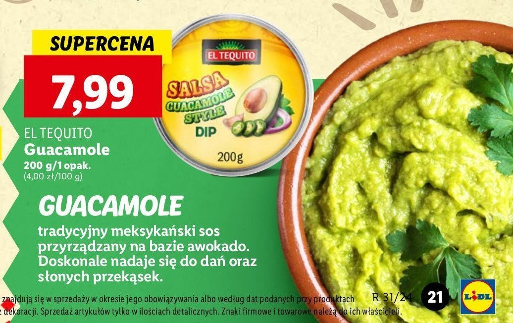 Guacamole El tequito promocja