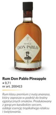 Rum Don Pablo Pineapple promocja w Makro