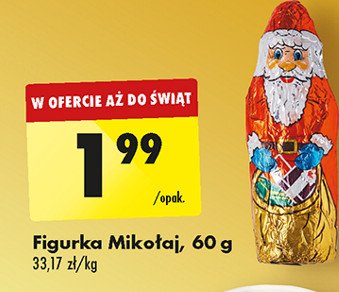 Mikołaj z czekolady promocja w Biedronka