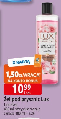 Żel pod prysznic Lux Unilever promocja w Leclerc