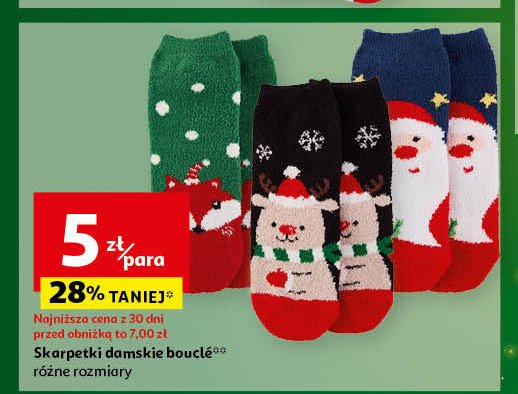 Skarpetki damskie boucle promocja