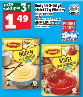 Budyń/kisiel Winiary promocja w TOPAZ