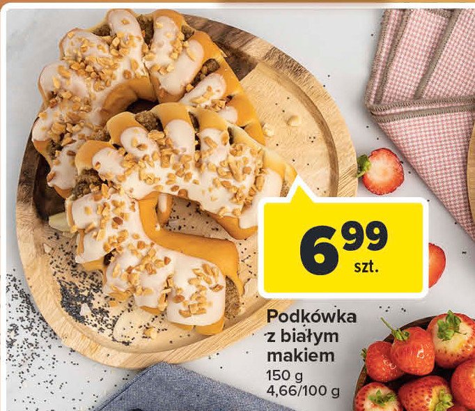 Podkówka z białym makiem promocja