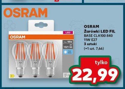 Żarówki 11w e27 Osram promocja