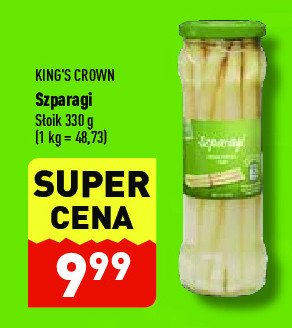 Szparagi białe King's crown (aldi) promocja