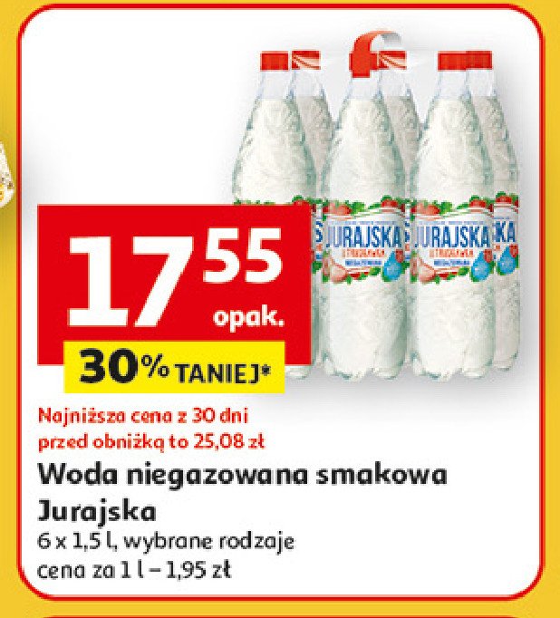 Woda truskawkowa Jurajska promocja