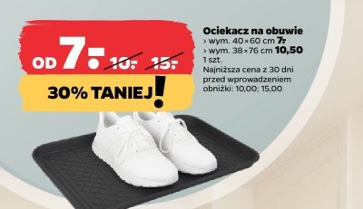 Ociekacz na obuwie promocja w Netto