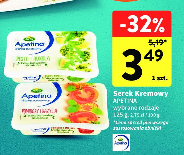 Serek kanapkowy z pomidorami i bazyli膮 Arla apetina promocja
