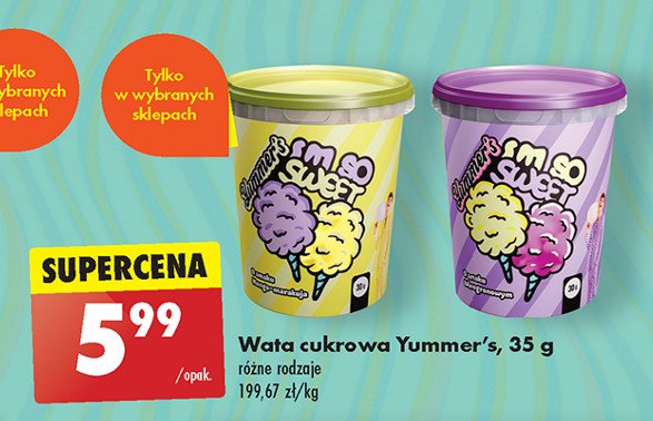 Wata cukrowa fioletowa YUMMER'S promocja