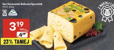 Ser Serenada Babumi Spomlek promocja w Delikatesy Centrum