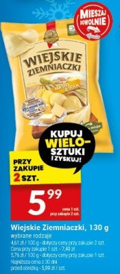Wiejskie Ziemniaczki, 130 g promocja w Twój Market