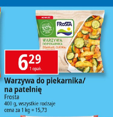 Warzywa do piekarnika ziemniaki-cukinia-marchew Frosta promocja