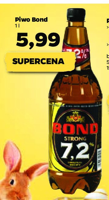 Piwo Bond strong promocja