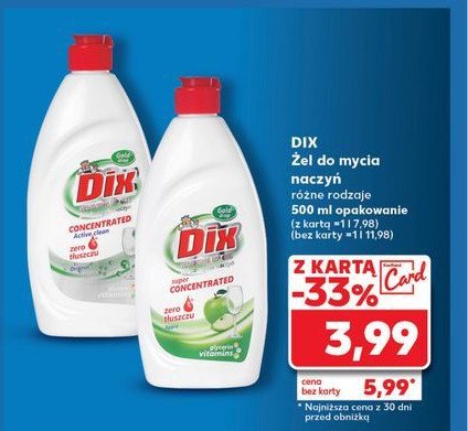 Żel do naczyń original Gold drop dix professional promocja