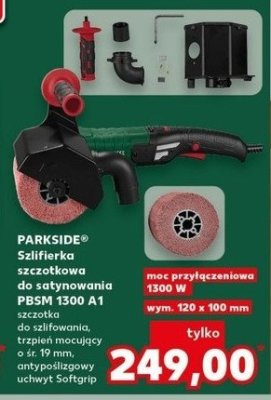 Szlifierka szczotkowa 1300w Parkside promocja