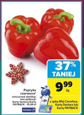 Papryka czerwona kg Carrefour Market promocja w Carrefour Market