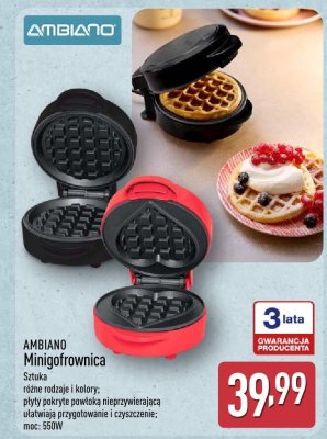 Minigofrownica AMBIANO promocja w Aldi