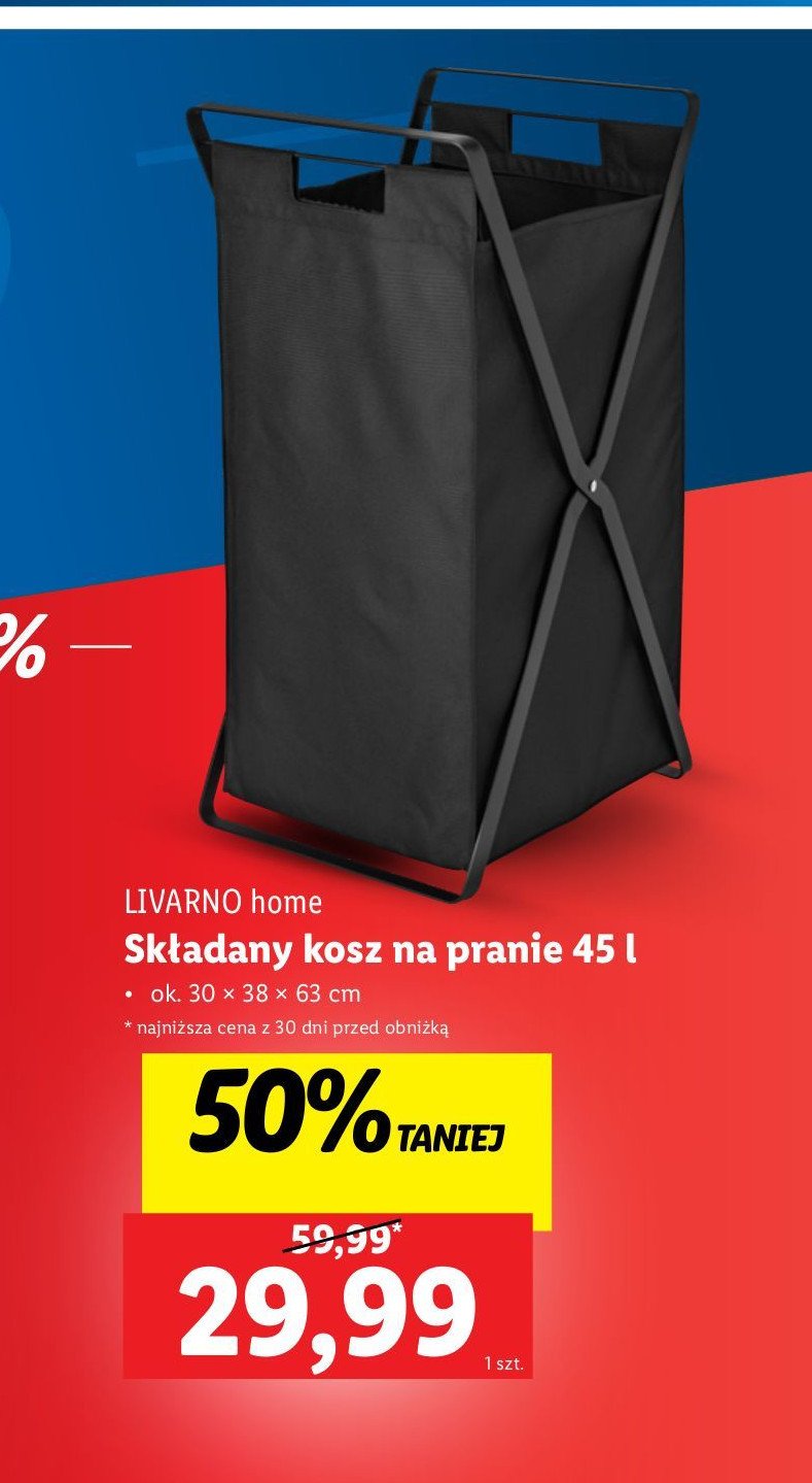 Kosz na pranie 45 l promocja