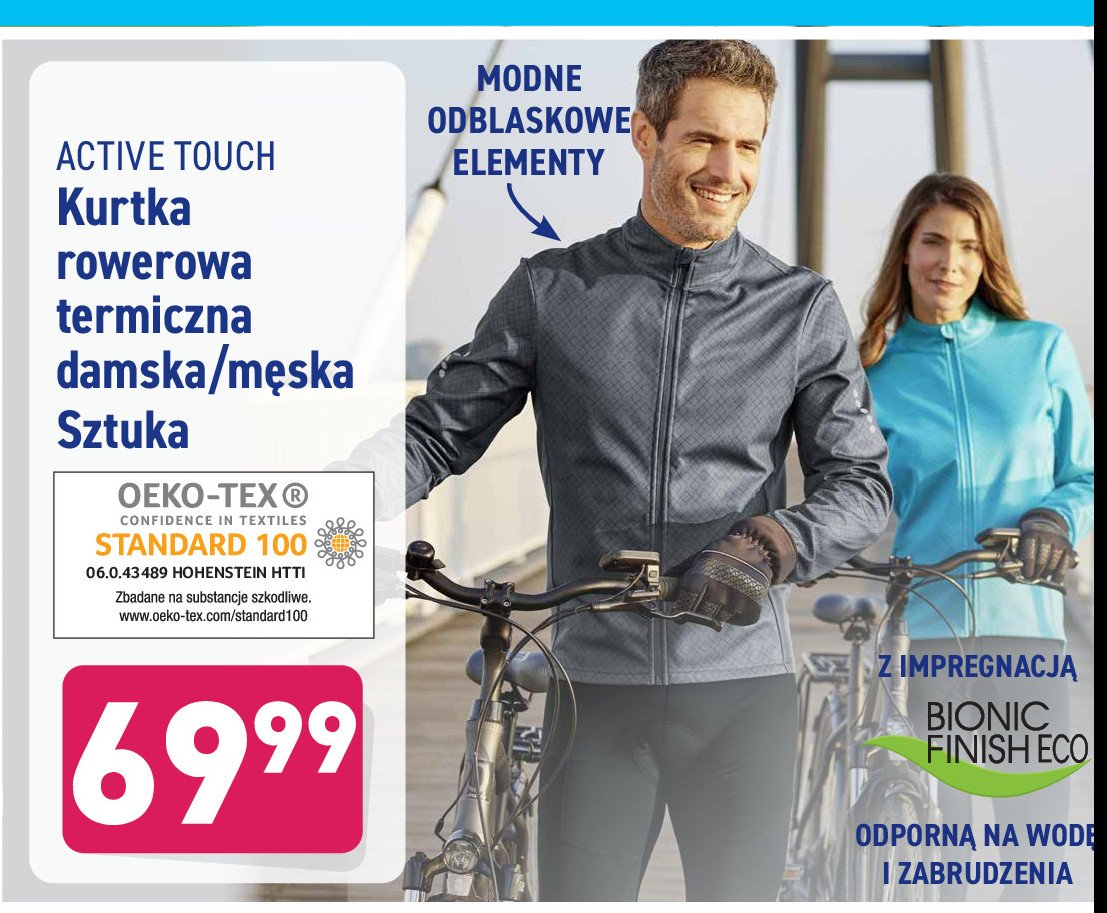 Kurtka rowerowa damska termoaktywna 38-42 Active touch promocja