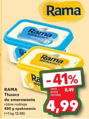 Tłuszcz do smarowania RAMA różne rodzaje promocja w Kaufland