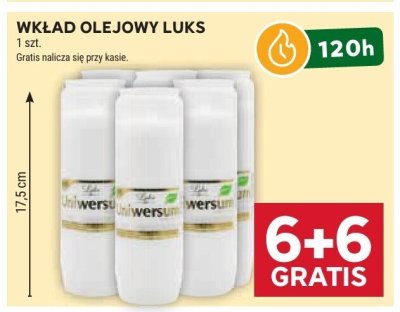 Wkład olejowy Luks Universal promocja w Stokrotka