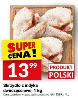 Skrzydło z indyka dwuczęściowe, 1 kg promocja w Twój Market