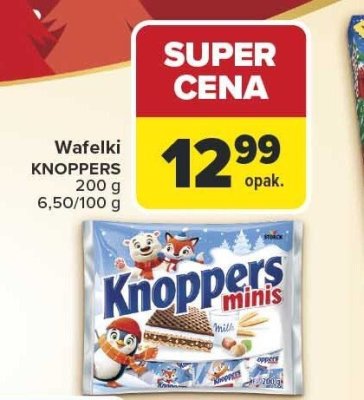 Wafelki Knoppers promocja w Carrefour
