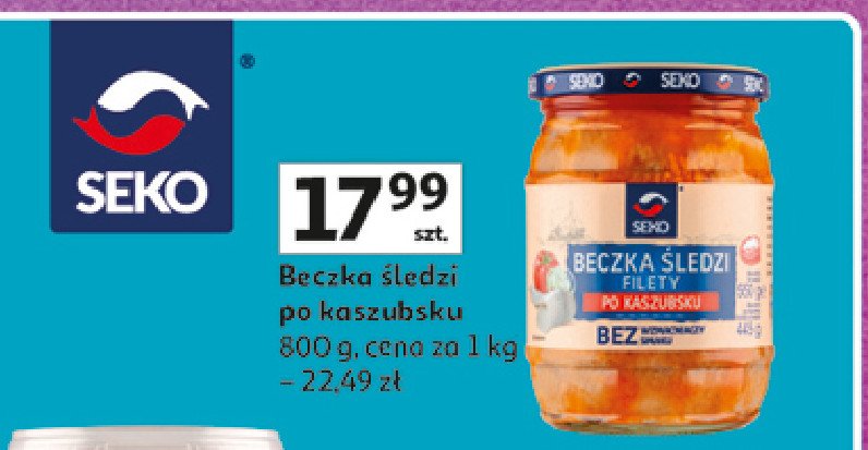 Beczka śledzi po kaszubsku Seko promocja