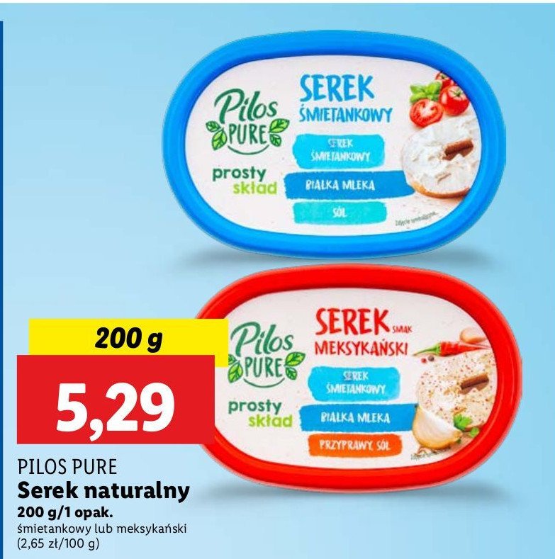 Serek meksykański Pilos pure promocja