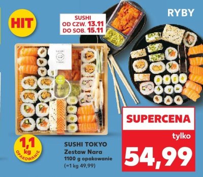Sushi Tokyo Zestaw Nara 1100 g  promocja w Kaufland
