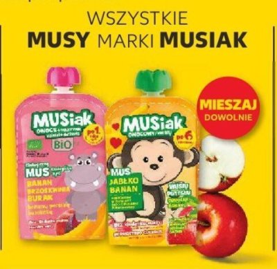 Musy MUSIAK różne rodzaje promocja w Kaufland