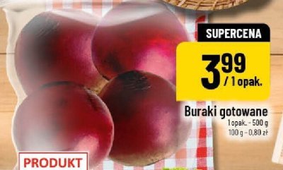 Buraki gotowane promocja w POLOmarket