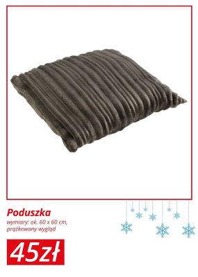 Poduszka prążkowany wygląd promocja w KiK