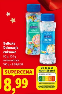Dekoracje cukrowe Belbake promocja w Lidl