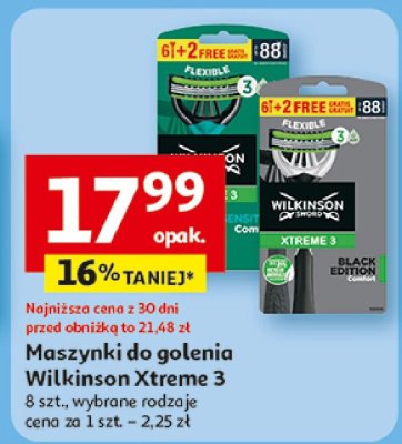 Maszynki do golenia Wilkinson Xtreme 3 promocja w Auchan