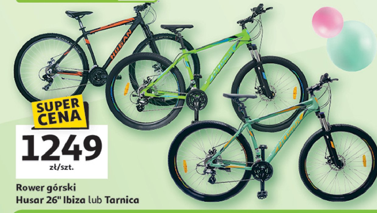 Rower górski tarnica 26" Husar promocja w Auchan