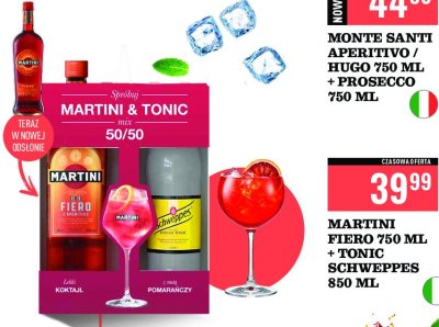 Vermouth + tonic Martini fiero promocja