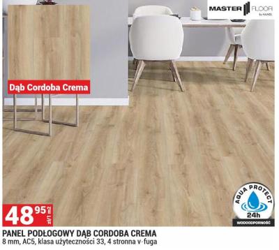 Panel podłogowy Dąb Cordoba Crema promocja w Merkury Market
