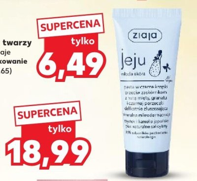 Pasta do twarzy różne rodzaje ZIAJA promocja w Kaufland
