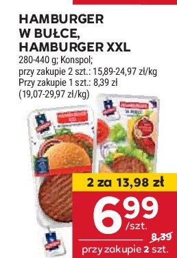 Hamburger classic Konspol promocja w Stokrotka