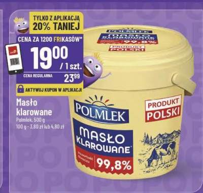Masło klarowane Polmlek promocja w POLOmarket